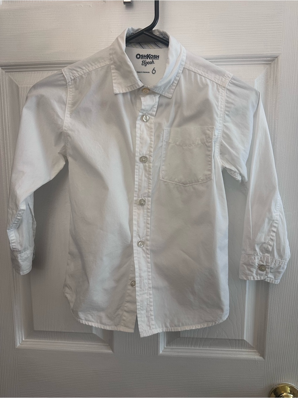 ❤️OshKosh B'gosh White Long Sleeve Button-Down Shirt